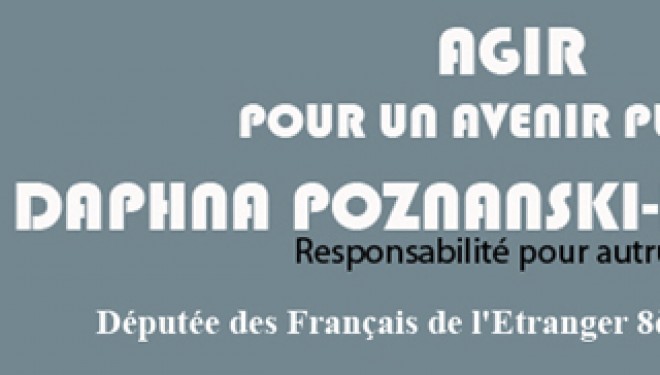 Daphna Poznanski-Benhamou : députée des Français de l’étranger 8ème circonscription Daphna Poznanski-Benhamou : députée des Français de l’étranger 8ème circonscription
