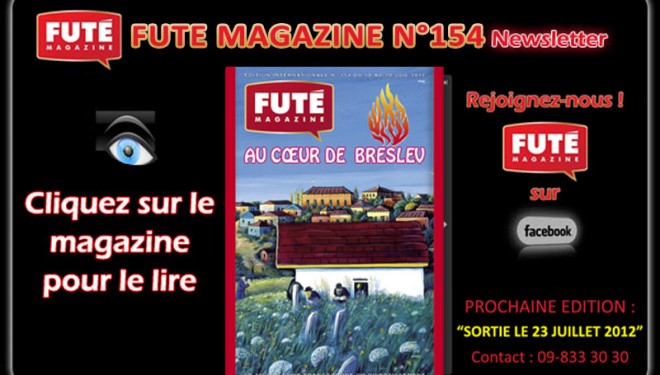 Le Dernier FUTE MAGAZINE a découvrir sur AshdodCafé ! Le Dernier FUTE MAGAZINE a découvrir sur AshdodCafé !