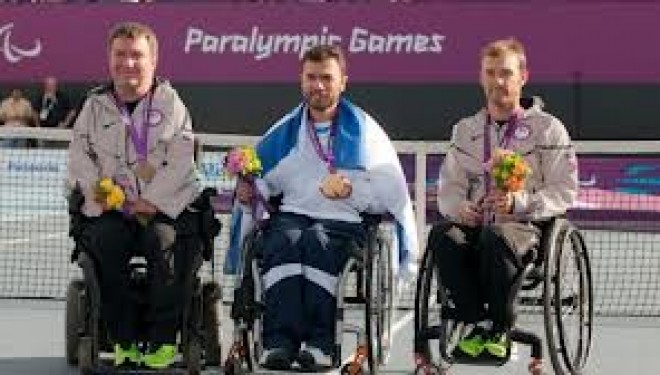 JO paraolympiques 1ère médaille d’or israélienne 2012 : moment particulièrement émouvant. JO paraolympiques 1ère médaille d’or israélienne 2012 : moment particulièrement émouvant.