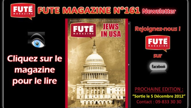 Futé Magazine : édition consacrée aux élections américaines et aux Juifs américains en particulier Futé Magazine : édition consacrée aux élections américaines et aux Juifs américains en particulier