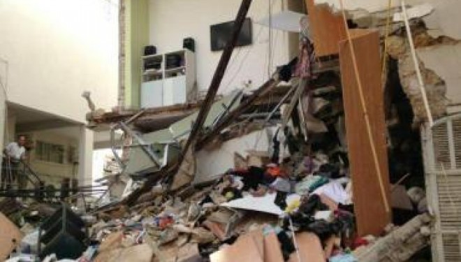 Effondrement d’un bâtiment dans le sud de Tel-Aviv Effondrement d’un bâtiment dans le sud de Tel-Aviv