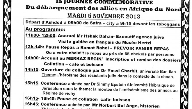 Les oubliés du 8 Novembre 1942 à ALGER Les oubliés du 8 Novembre 1942 à ALGER
