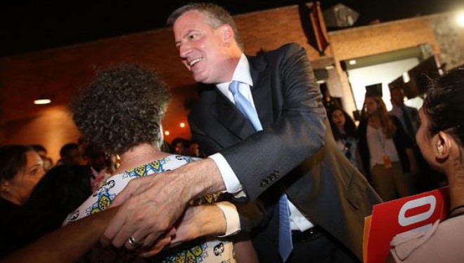 De Blasio, officiellement nouveau maire de New York De Blasio, officiellement nouveau maire de New York