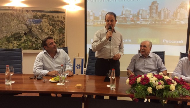 Les représentants de communautés juives de France ont visité Ashdod Les représentants de communautés juives de France ont visité Ashdod