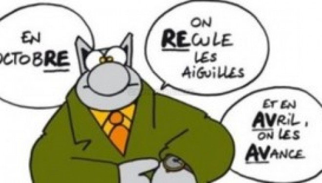 Le passage a l’heure d’hiver c’est pour dimanche Le passage a l’heure d’hiver c’est pour dimanche
