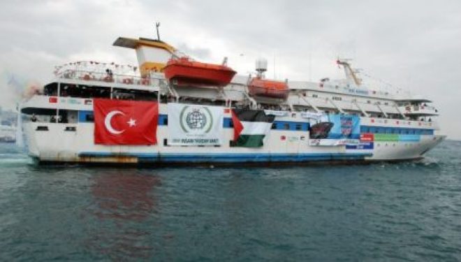Départ vers Ashdod d’un bateau turc chargé d’aide pour Gaza Départ vers Ashdod d’un bateau turc chargé d’aide pour Gaza