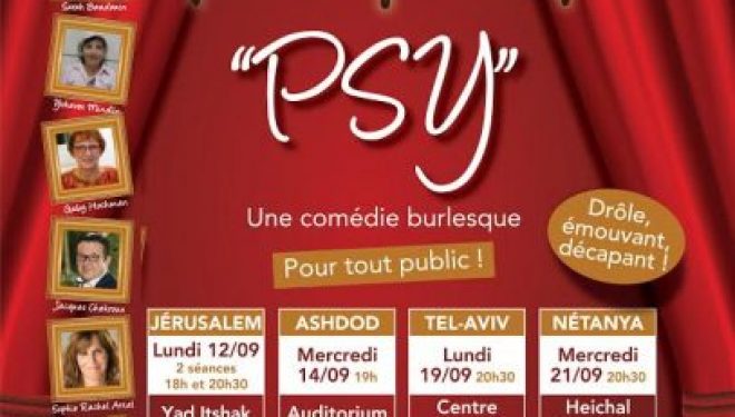 PSY : Décapante, drôle, surprenante. C’est la pièce tant attendue du mois de septembre. PSY : Décapante, drôle, surprenante. C’est la pièce tant attendue du mois de septembre.
