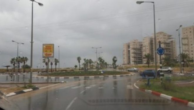 Ashdod, l’hiver s’installe dans notre région Ashdod, l’hiver s’installe dans notre région