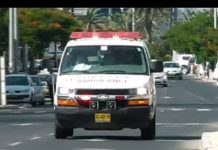 Ashdod : le jour de Yom Kippour des pierres ont été lancées sur un vehicule du Magen David Adom