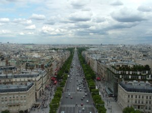 les Champs-Elysées à Paris