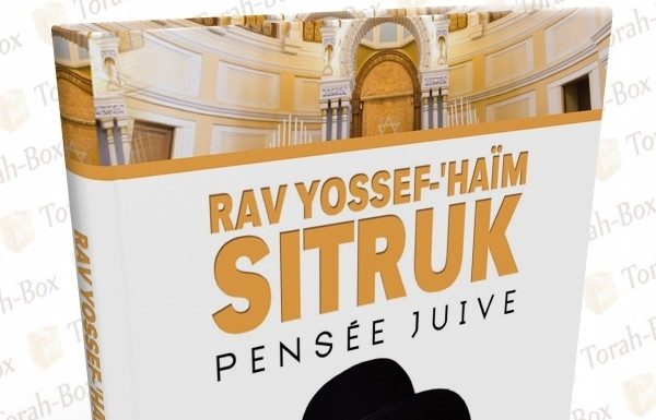 Rav Yossef Haim Sitruck : « la pensée juive », lancement de son premier livre de torah