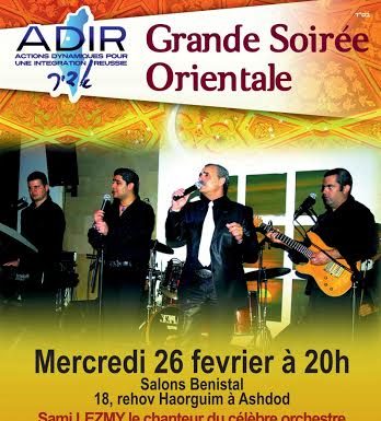 Grande soirée orientale avec ADIR