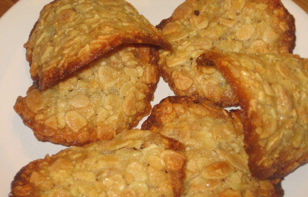Recette des tuiles aux amandes de Pessah