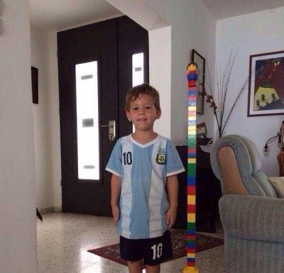 Un petit garçon aux couleurs de l’Argentine…il n’avait que 4 ans !