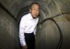 Le secrétaire général des Nations Unies, M. Ban Ki-Moon, visite un tunnel terroriste découvert lors de Bordure Protectrice