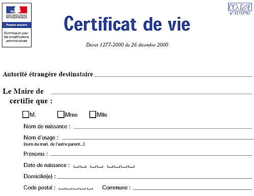 Certificat de vie pour les retraites résidents a l’étranger, et ou s’adresser a Ashdod ?
