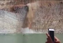 Miracle ! Tremblement de terre en Israël,la falaise s’effrite devant des baigneurs