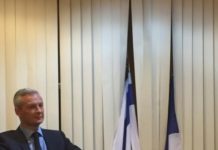 Ce soir, Bruno Le Maire a fait salle comble a l’Institut Français de Tel Aviv