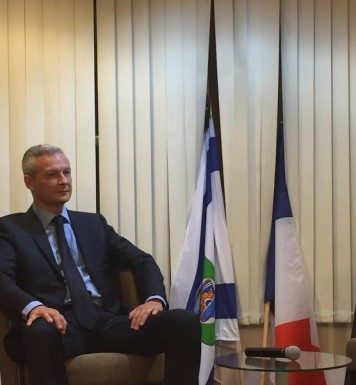 Ce soir, Bruno Le Maire a fait salle comble a l’Institut Français de Tel Aviv