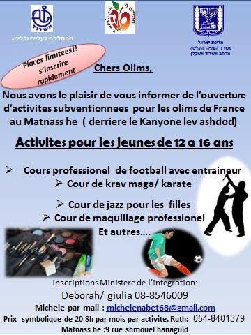 activites 16-12