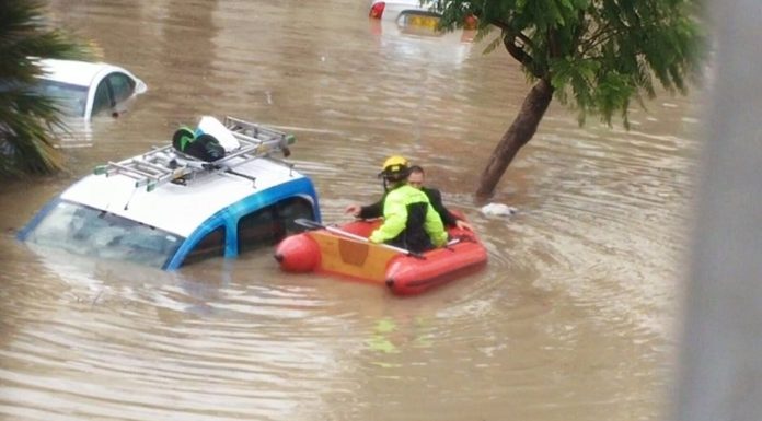 Ashkelon : 92 mm de pluie en une heure occasionnent degats importants et inondations