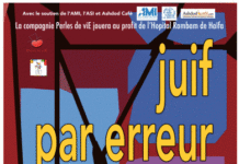 »Juif par erreur » Enfin du theatre vivant en français arrive a Ashdod le 19 Mai 2016