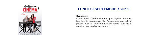 les lundis du cinema 19-09