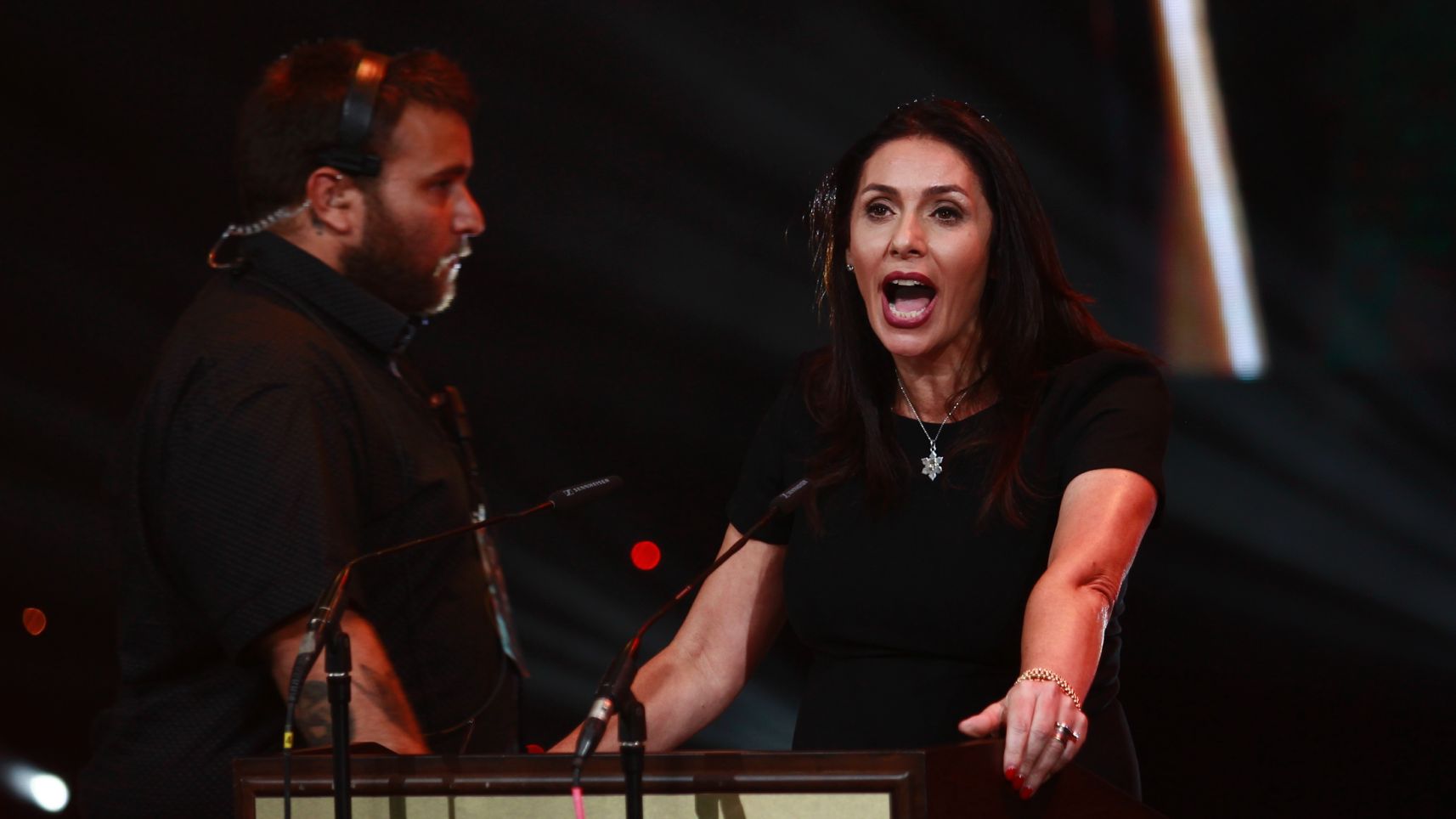 Ministre de la Culture Miri Regev à la cérémonie Ophir Awards à Ashdod, le 22 Septembre, 2016. Ilan Assayag 