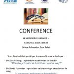 conference medicale janvier