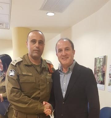 Visite d’un General invité du premier magistrat de la ville d’Ashdod