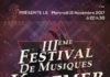 Espace francophone : 3 eme festival de musique Klezmer ce 15 novembre 2017 a 20 h 30