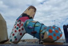 Ashdod : Installation de brise-lames reliant la mer à la terre