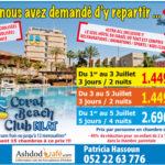 coral beach debut juillet