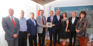 Le Ministre géorgien de l’éducation en visite à Ashdod se sent comme à la maison