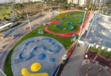 Sport Ashdod : Les travaux sont terminés – la pumptrack ouvre demain dans le parc Ashdod Yam !