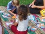 jeux sous le porche de la mairie