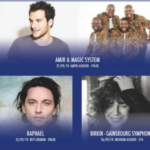 Amir, Jane Birkin et Raphaël en Israël c’est exceptionnel ! Rendez-vous à Ashdod du 25 au 27/09 !