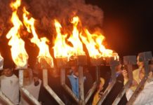 Ashkelon : Allumage public de la 4ème bougie de hanoucca avec CFA et le Habad francophone