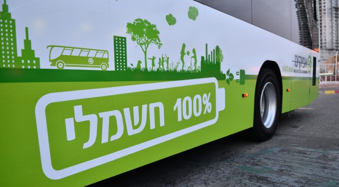 Le premier autobus 100% électrique a été lancé à Ashdod !