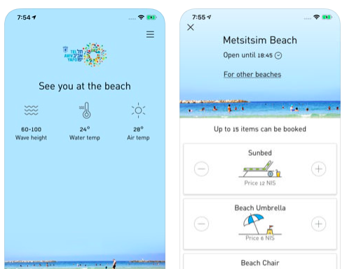 Une nouvelle application suit les conditions de la plage à Tel Aviv-Jaffa, et à Ashdod c’est pour quand ?
