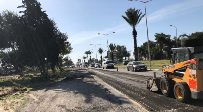 Ashdod : Traitement de la chaussée sur l’axe « Bne-Brit »