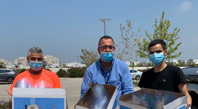 Plus de 300 masques fabriqués par imprimante 3D ont été offerts à l’hôpital Assuta à Ashdod