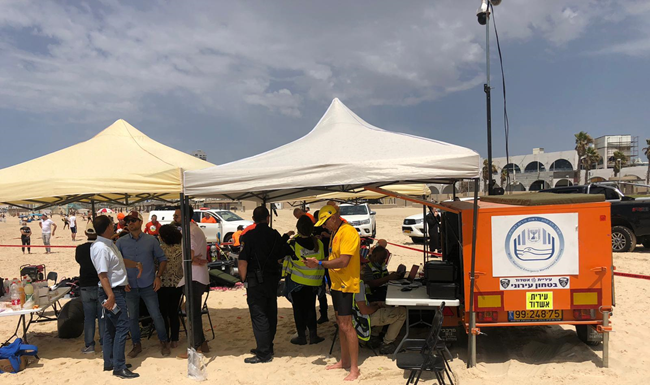 Nouveau : une unité équipée de drones en action sur les plages d’Ashdod !