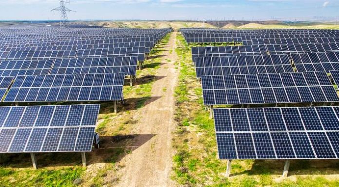 EDF Renouvelables en Israël : des panneaux photovoltaïques géré par la firme française, à proximité de la ville d’Ashdod.