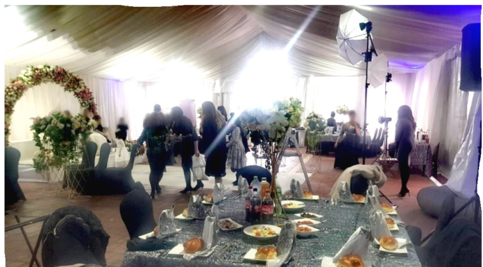 Toujours dans le quartier Guimel d’Ashdod, des dizaines de personnes ont fêté des mariages !