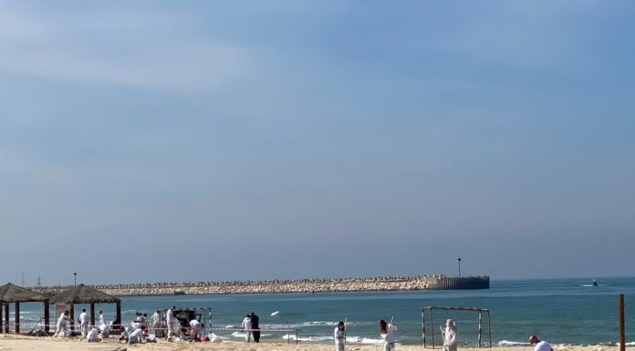 Ecologie : Environ 2,6 tonnes de goudron ont été collectées jusqu’à présent sur les rives d’Ashdod