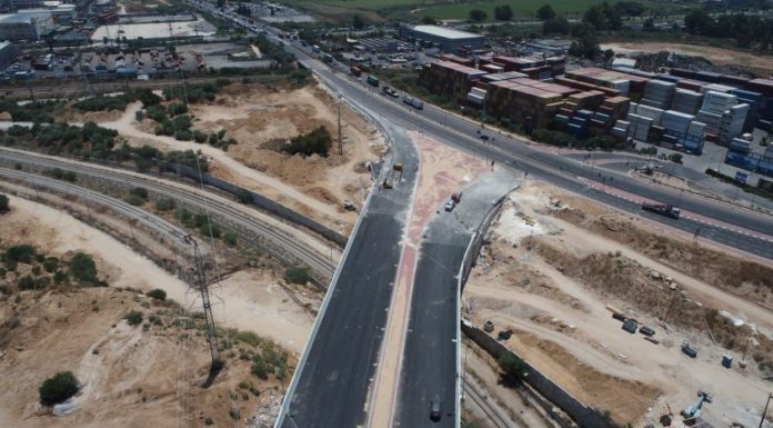 Après deux ans de travaux et 400 millions de shekels, les nouvelles routes à proximité des ports d’Ashdod ont été ouvertes