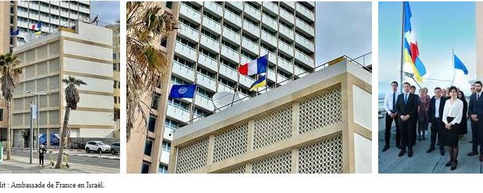 Ambassade de France en Israël : Solidarité avec l’Ukraine