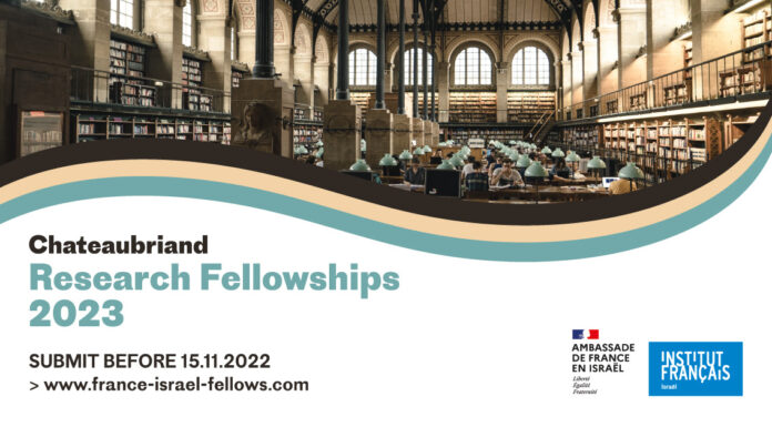 Institut francais : Bourses Chateaubriand 2023