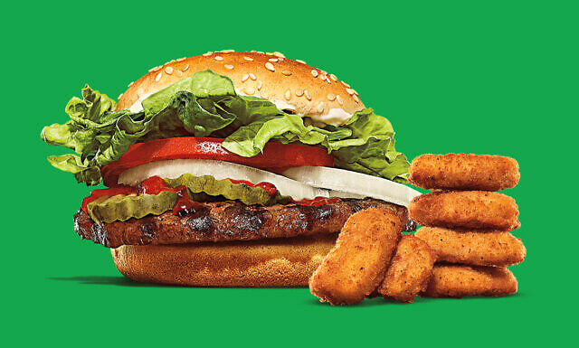 Burger King Israël servira un burger végétalien, des pépites développées par une startup israélienne